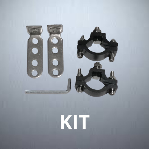 Soporte Base Extensiones Par Motocicleta Italika At 125 Rt