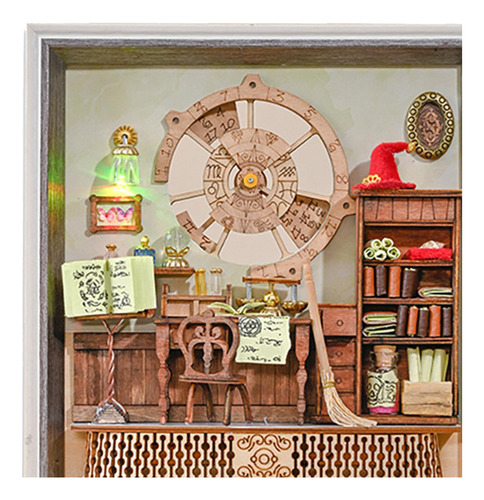 Kit De Casa De Muñecas En Miniatura Diy, Rompecabezas De