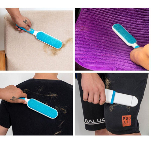 Escova Tira Pelos Sofá Roupa Removedor De Pelos E Fiapos