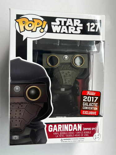 Funko Pop Garindan Empire Spy 127 Exclusivo Star Wars Galact