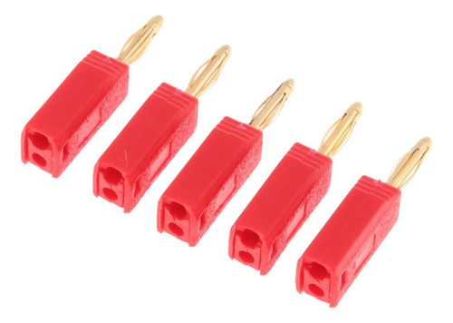 5 Piezas Enchufe De Plátano Sondas Adaptadores 2mm Enchufe