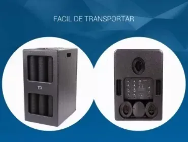 Sistema Array Activo Td Audio Tube 9 500w Bluetooth