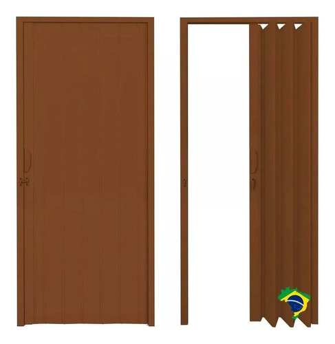 Puerta Pvc Corrediza Plegable Acordeon 210 X 90 Cm