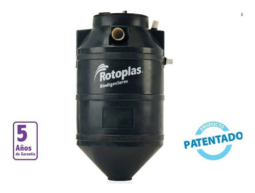 Biodigestor Rotoplas 3000 L Autolimpiable Sustentable