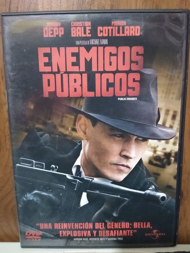 Enemigos Públicos Dvd Johnny Depp Christian Bale Michael Man