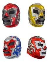 Comprar 5 Mascaras Azteca Luchador Spandex Mayoreo Lucha Libre