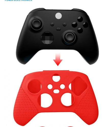 Case Xbox Series S X Capas De Controle 1 Par Grips Analogico
