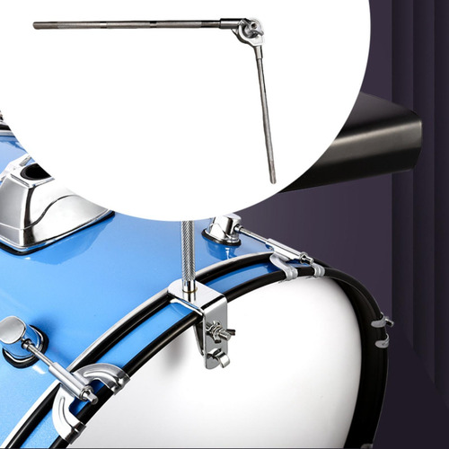 Cowbell Clamp Drum Set Stand Holder Support Accessory Long