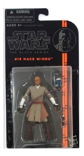 Figura De Mace Windu #19 Star Wars The Black Series