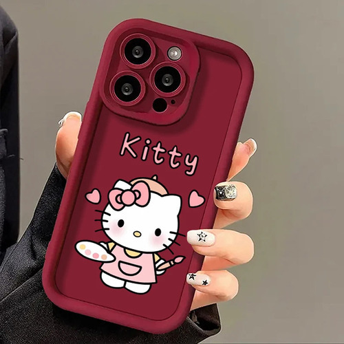 Funda Blanda Sanrio Hello Kitty For iPhone 15 16 13 12 14