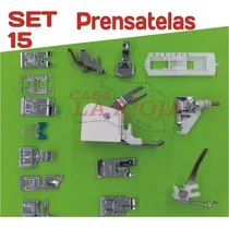 Comprar Set Kit De 15 Pie Prensatelas Familiar Janome Singer Brother