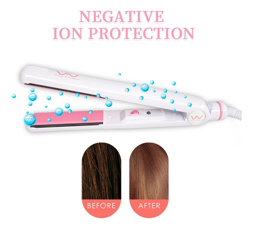 Vav Plancha Profesional Iones Negativos Ceramica 1 Pulgad...