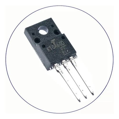 Tk10a60d K10a60d K1a60 Transistor Mosfet N 600v 10a 45w