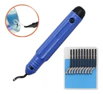 Comprar 10 Piezas Rebabeador Desbarbador Quita Rebabas Con Repuestos