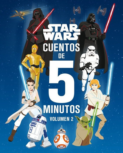 Star Wars. Cuentos De 5 Minutos. Volumen 2, De Star Wars. Editorial Planeta Junior, Tapa Dura En Español