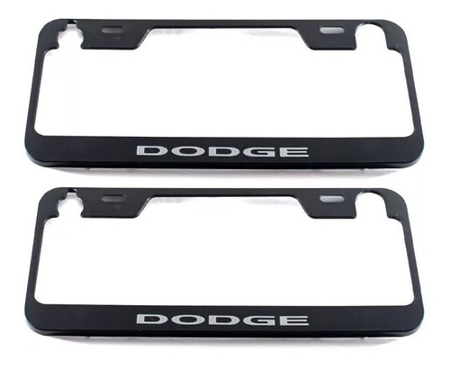 Kit 2 Cubre Patente Negro P/ Dodge Journey Ram