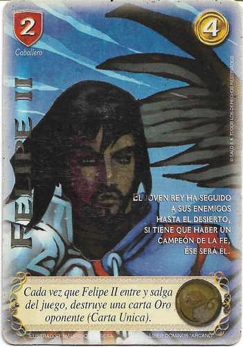 Carta Mitos Y Leyendas - Felipe Il - Liber Dominus Arcano