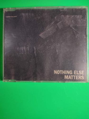 Metallica - Nothing Else Matters (cd Single, 1992, Alemania)