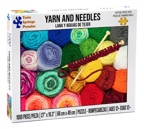 Yarn And Needles - Rompecabezas De 1000 Piezas De Twin Sprin