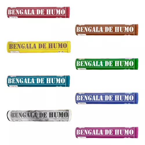 KROWN - Bengalas de Humo de Colores Pack 5 Uds. + REGALO 10 Bengalas de  Estrellitas, Antorchas o Tubos de Humo Colorines, Para Fiesta,  Aniversarios, Cumpleaños, Bodas