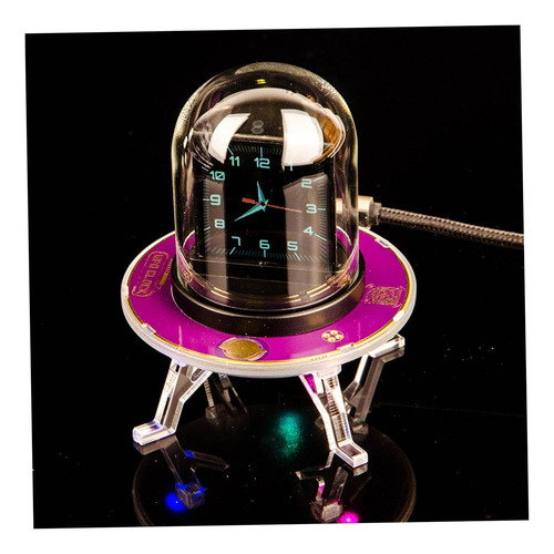 Cubo Holográfico 3d,reloj Digital Con Estación Meteorológica