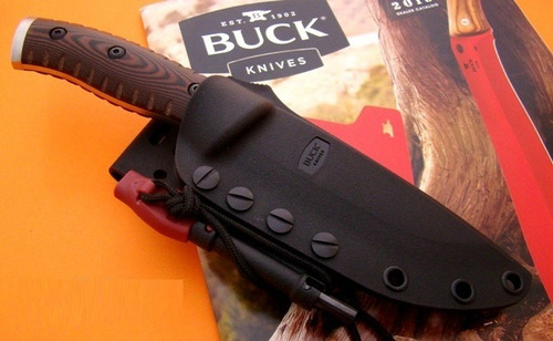 Imagen 6 de 10 de Cuchillo Buck 863 Selkirk Acero 420hc Hoja 12,5cm Micarta