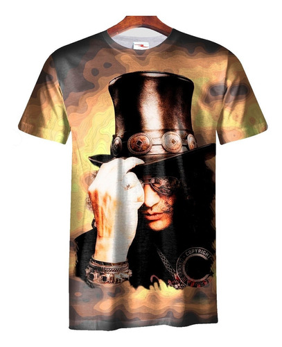 Remera Sublimada Slash Guns And Roses Ranwey Cs097