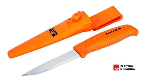 Imagen 2 de 10 de Cuchillo Bahco 1446 De Acero Inoxidable Con Funda Rigida