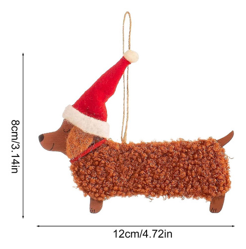 Adornos De Perro Dachshund Navidad Ornamento De Perro Dachsh
