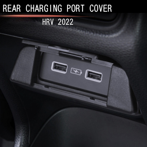 Puerto De Carga Usb Trasero De Fibra De Carbono Para Coche,
