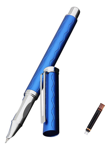 Pluma Fuente Profesional, Mxbuh-007, 1pza, 0.38mm, 4mm, Azul Tinta Negro