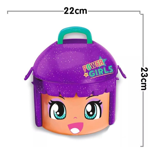 Pinypon Mega Cabeza Portátil Exclusiva Power Girls5 Muñecas (Usado)