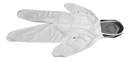 Traje De Apicultura Fino Blanco, Guantes De Lona, Doble