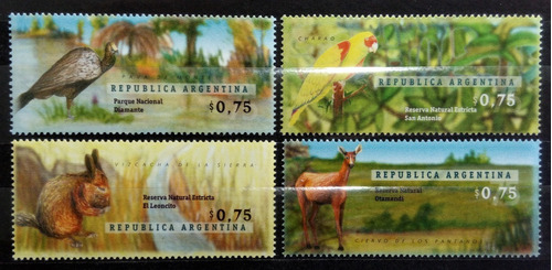 Argentina Fauna, Serie Gj 2784-7 Pques Nac 5 96 Mint L14889