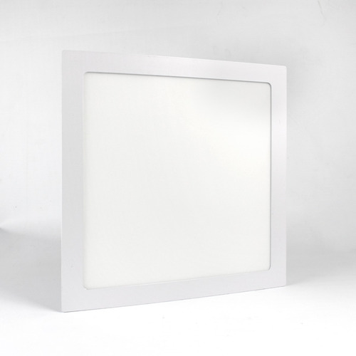 Imagen 5 de 9 de Plafon Led 24w Techo Embutir Lampara Cuadrado