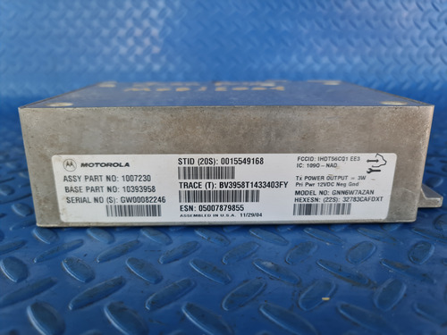 Modulo Control Sonido Comunicacion Pontiac Grand Prix 2005 (Usado)