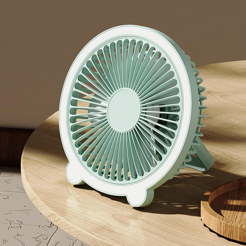 Mini Ventilador De Teto Caminhadas Verde Sem Lâmpada