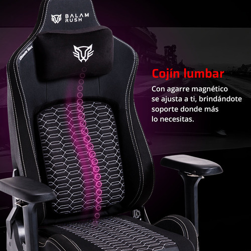 Silla Gamer Ultimate Max U3 Pu Alcántara Legend Negro Material Del Tapizado Cuero Sintético