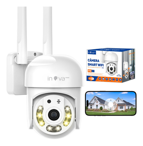 Câmera De Segurança Inova Kv-725 Com Resolução 1080p