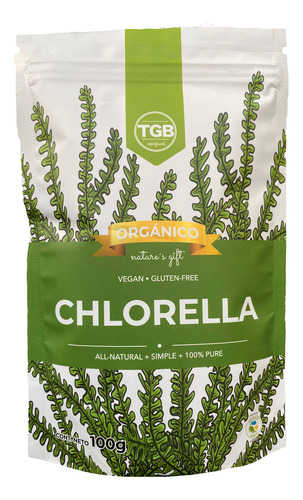 Alga Chlorella 100% Pura Orgánica En Polvo 100 Gr