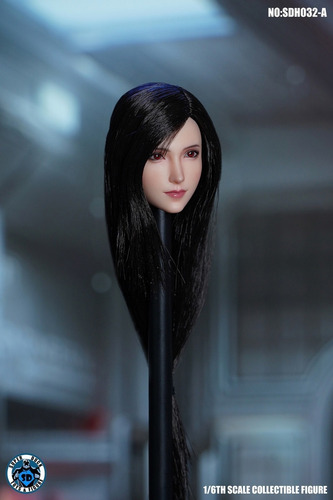 Imagen 3 de 5 de Tifa Lockhart Cabeza Sdh032a Super Duck Escala 1/6 Pale