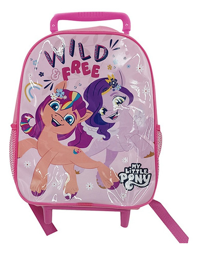 Mochila Con Carro De Little Pony 30 Cm