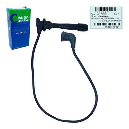 Imagen 5 de 10 de Cables Bujias Santa Fe Gold 2.7 2001 2002 2003 Original