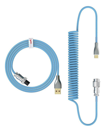 1.8m Coiled Usb Type-c Keyboard Cable For Line 2024