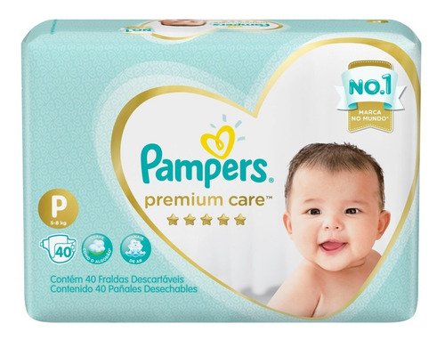 Pampers Premium Care Fralda Gênero Sem gênero Tamanho P