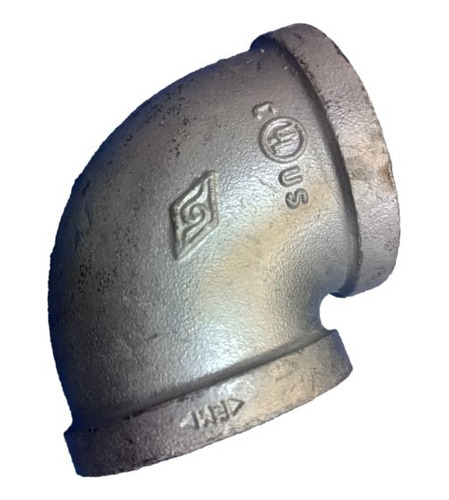 Codo Galvanizado 90 X 3 Pulgadas - Roscado 90x3