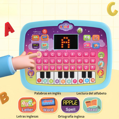 Computadora Portátil Educativa Interactiva Para Niños