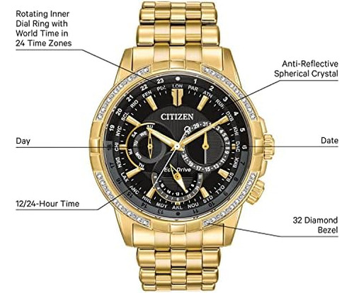 Reloj Citizen Eco-drive Classic Calendrier Para Hombre En Ac