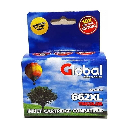 Cartucho Alternativo  Global 662xl - Tricolor