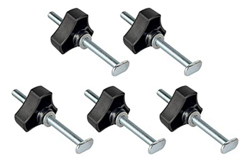 Paquete De 5 Pernos M8 T Track, Kit De Pernos Con Ranura En